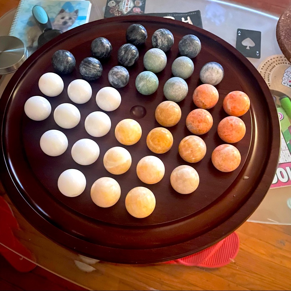 Marble Bombay Co. Solitaire Game